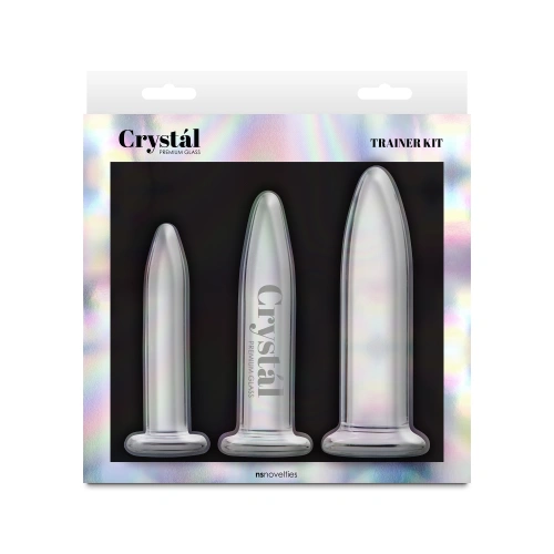 Комплект 3 броя стъклени дилда Crystal Trainer Kit [2]