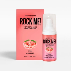 Течен "вибратор" гел Nuei Rock Me! Strawberry 20 мл