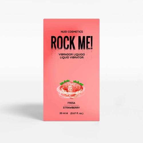 Течен "вибратор" гел Nuei Rock Me! Strawberry 20 мл [1]