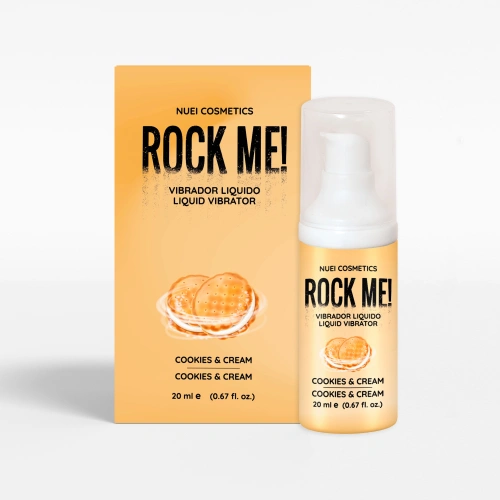 Течен "вибратор" гел Nuei Rock Me! Cookies & Cream 20 мл Течен "вибратор" гел Nuei Rock Me! Cookies & Cream 20 мл