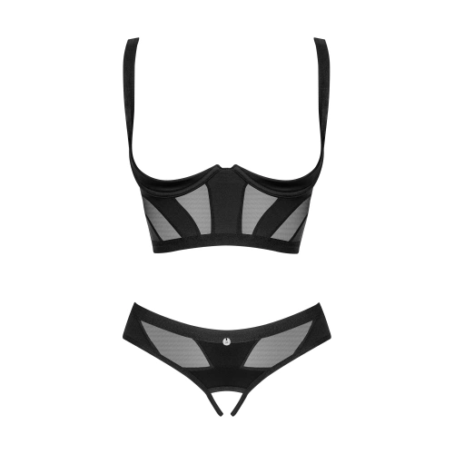 Комплект бельо Obsessive Chic Amoria Crotchless Set [2]