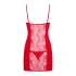 Нощница Obsessive Heartina Chemise червена [3]
