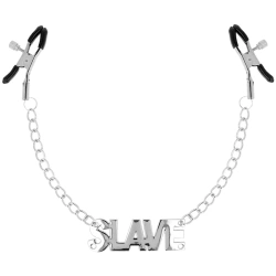 Метални щипки за зърна с верига Ohmama! Slave