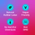 12 бр. Релефни цветни презервативи One Tattoo Touch [5]