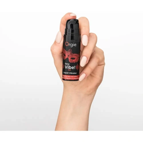 Възбуждащ течен "вибратор" Orgie Sexy Vibe! Hot 15 мл [2]