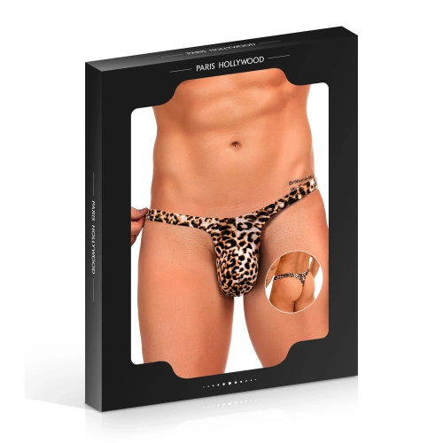 Мъжки прашки с леопардов принт Q-Lingerie [4]