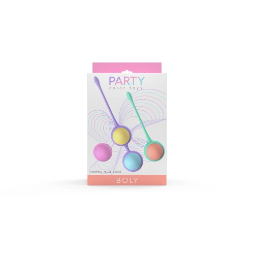 Комплект вагинални топчета от силикон Party Boly [11]