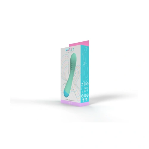 Презаредим G-spot вибратор от силикон Toky син [4]