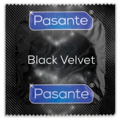 144 бр. Черни презервативи Pasante Black Velvet