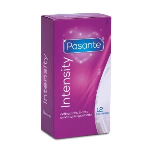 12 бр. Релефни презервативи Pasante Intensity