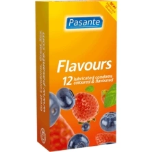40 бр. Плодови презервативи Pasante Flavours