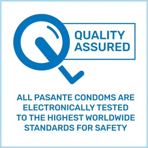 12 бр. Оребрени презервативи Pasante Passion [3]