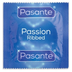 144 бр. Оребрени презервативи Pasante Passion