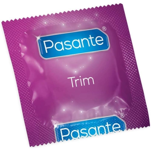12 бр Плътно прилепващи презервативи Pasante Trim 49 mm [1]