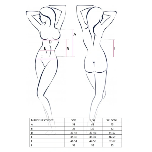 Жартиерен корсет и прашки Casmir Marcelle [2]
