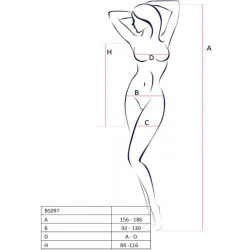 Мрежеста рокля Passion BS097 бяла [4]