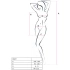 Мрежеста рокля Passion BS097 бяла [4]