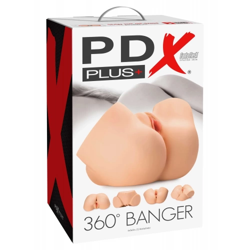 Реалистичен мастурбатор вагина и анус PDX Plus 360 Banger [6]