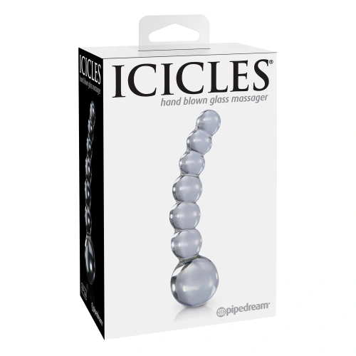 Малък стъклен стимулатор Icicles No.66 [4]