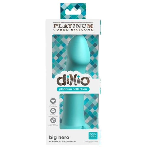 Полуреалистично силиконово дилдо Dillio Big Hero 6" [4]