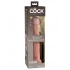 Луксозно двуслойно дилдо от силикон King Cock Elite 10"  [5]