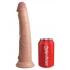 Луксозно двуслойно дилдо от силикон King Cock Elite 10"  [3]