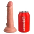 Реалистично двуслойно дилдо от силикон King Cock Elite 6" [1]