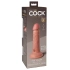 Реалистично двуслойно дилдо от силикон King Cock Elite 6" [4]