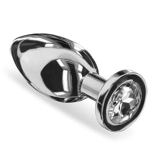 Масивен анален разширител от стомана с кристал Playhouse L