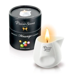Масажна свещ с аромат на дъвка Plaisir Secret