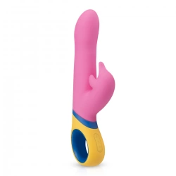 ​Презаредим въртящ G-spot рабит вибратор от силикон Copy Dolphin