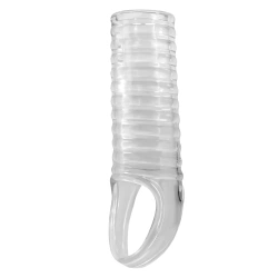Релефен пенис удебелител Hartman прозрачен