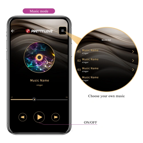 Вибратор за двойки с APP Pretty Love Aari [14]