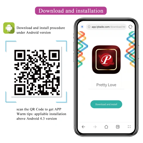 Вибратор за двойки с APP Pretty Love Aari [8]