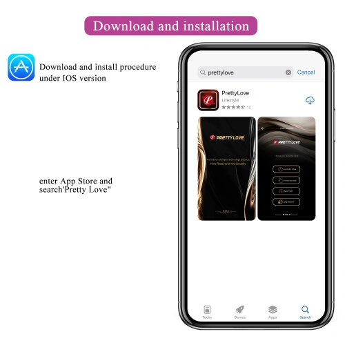 Вибратор за двойки с APP Pretty Love Aari [9]