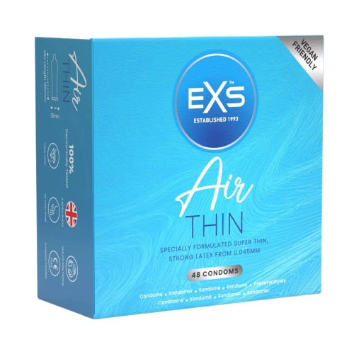 48 бр. Най-тънките презервативи EXS Air Thin