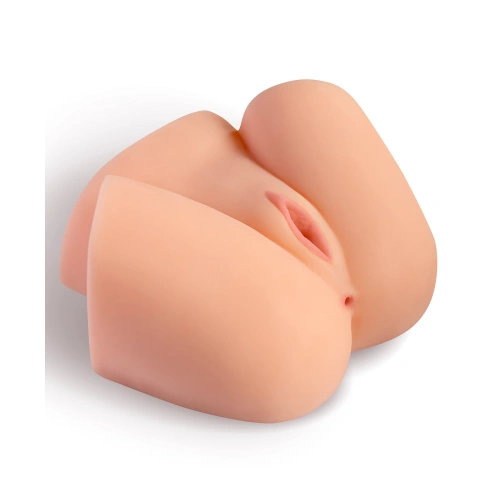 Мастурбатор с два отвора и вибрации Real Body Vicky