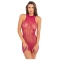 Мрежеста рокля Rene Rofe Lace Mini Dress розова