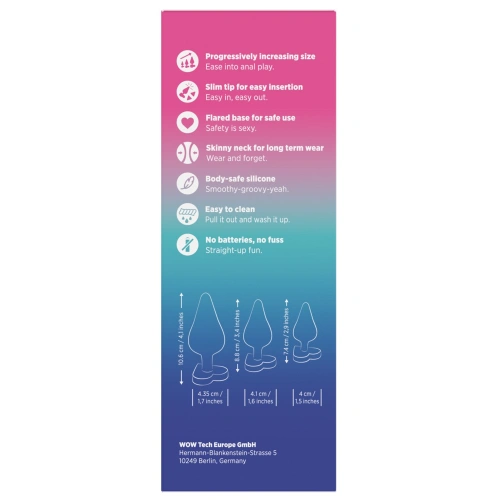 Комплект анални разширители от силикон Romp Luster  [10]