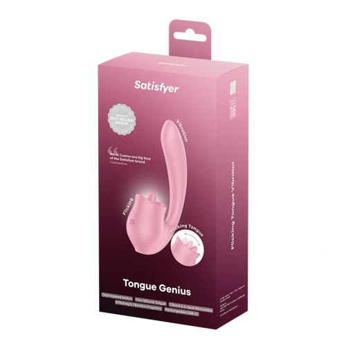 Satisfyer Tongue Genius Вибратор със стимулатор език [7]