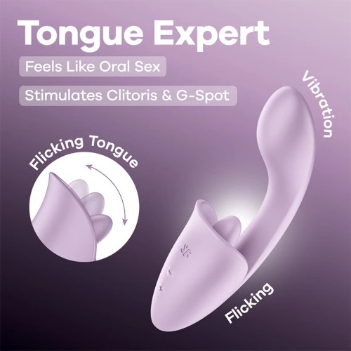 Satisyer Tongue Expert Вибратор с клиторстимулатор език