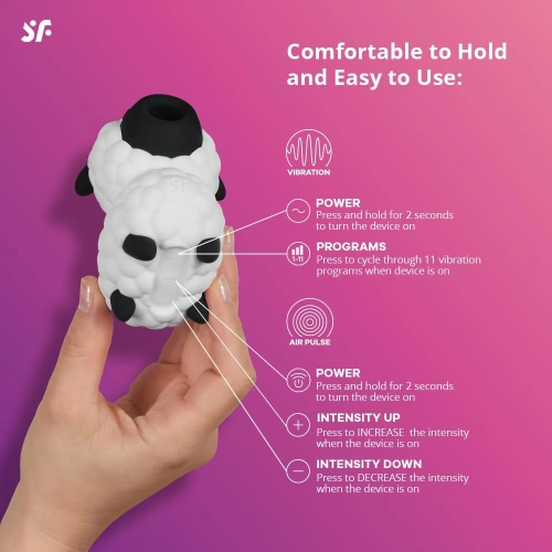 Безконтактен клиторен стимулатор Satisfyer Dreamy Sheep [8]