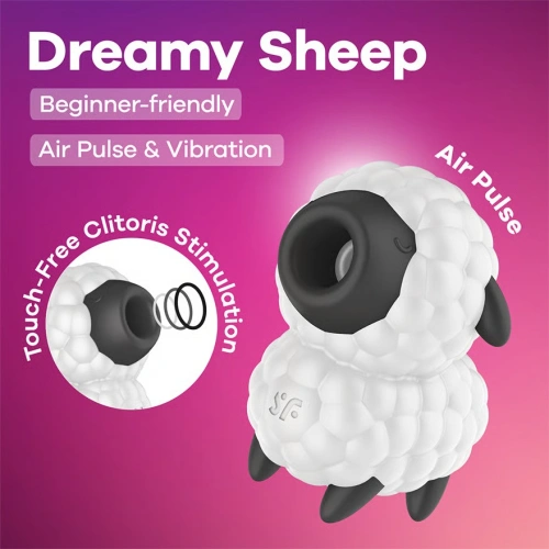 Безконтактен клиторен стимулатор Satisfyer Dreamy Sheep Безконтактен клиторен стимулатор Satisfyer Dreamy Sheep
