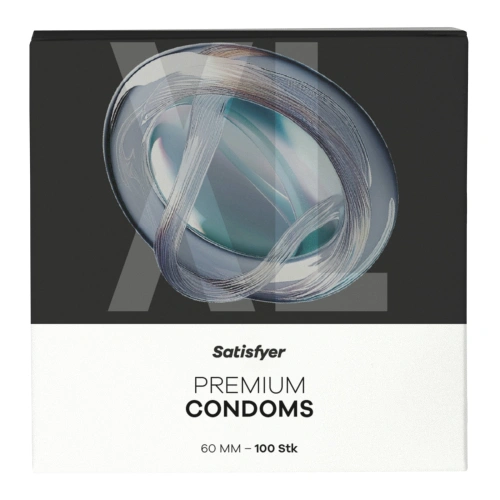 Satisfyer 60 мм 100 бр. по-големи презервативи Satisfyer 60 мм 100 бр. по-големи презервативи