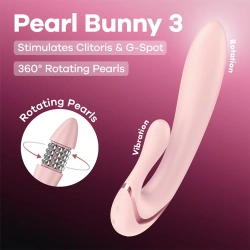 Satisfyer Pearl Bunny 3 Рабит вибратор с въртящи перли