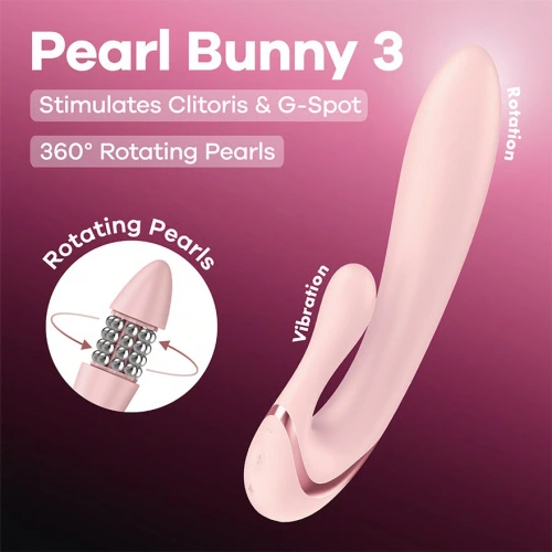 Satisfyer Pearl Bunny 3 Рабит вибратор с въртящи перли