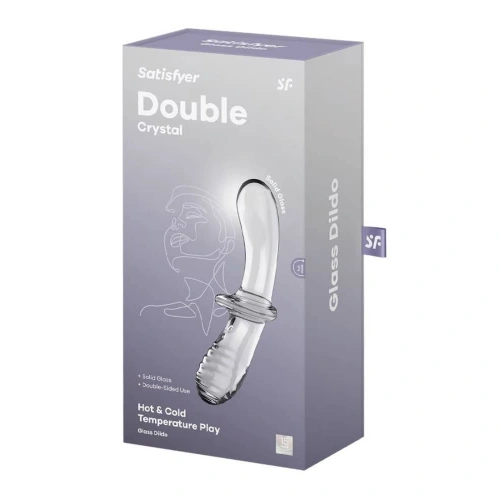 Стъклено двойно дилдо Satisfyer Double Crystal [4]