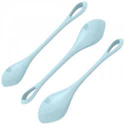 Комплект силиконови вагинални топчета Satisfyer Yoni Power 2 сини