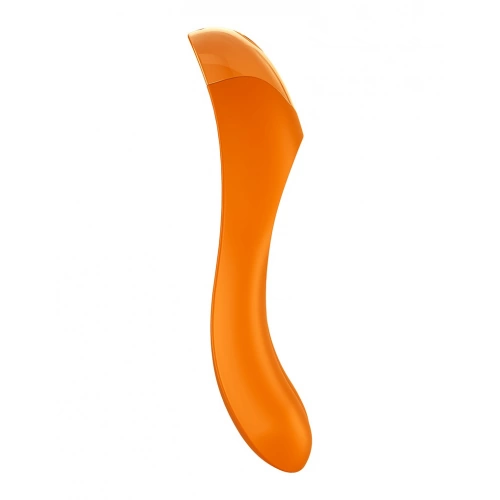 Презаредим стимулатор за пръст Satisfyer Candy Cane оранжев [4]
