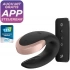 Вибратор за двойки Satisfyer Double Love черен с дистанционно и App
